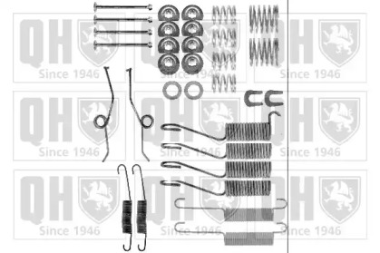 Комплектующие, тормозная колодка QUINTON HAZELL BFK314