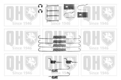 Комплектующие, тормозная колодка QUINTON HAZELL BFK342