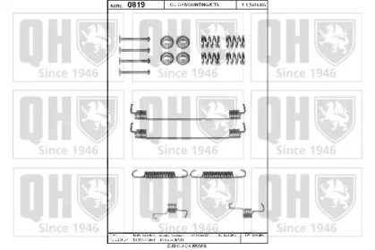 Комплектующие, тормозная колодка QUINTON HAZELL BFK456