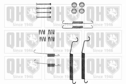 Комплектующие, тормозная колодка QUINTON HAZELL BFK465