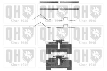 Комплектующие, колодки дискового тормоза QUINTON HAZELL BFK712