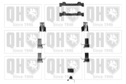 Комплектующие, колодки дискового тормоза QUINTON HAZELL BFK791