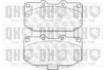 Комплект тормозных колодок QUINTON HAZELL BP1016