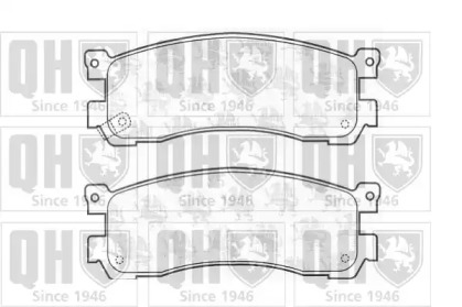Комплект тормозных колодок QUINTON HAZELL BP1025