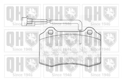 Комплект тормозных колодок QUINTON HAZELL BP1028