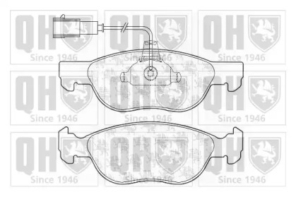 Комплект тормозных колодок QUINTON HAZELL BP1047