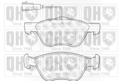 Комплект тормозных колодок QUINTON HAZELL BP1048