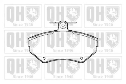 Комплект тормозных колодок QUINTON HAZELL BP1063