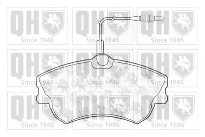 Комплект тормозных колодок QUINTON HAZELL BP1065