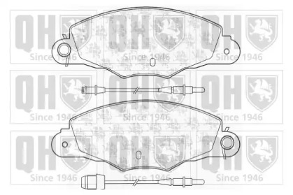 Комплект тормозных колодок QUINTON HAZELL BP1077