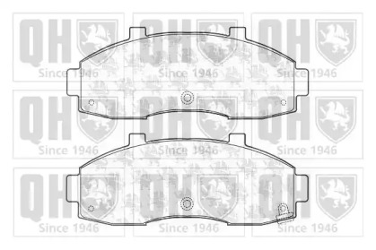 Комплект тормозных колодок QUINTON HAZELL BP1079