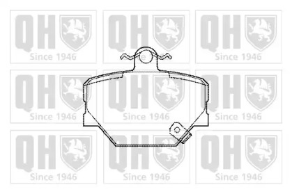 Комплект тормозных колодок QUINTON HAZELL BP1098