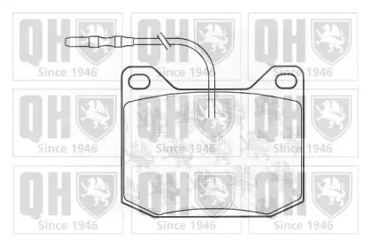 Комплект тормозных колодок QUINTON HAZELL BP112