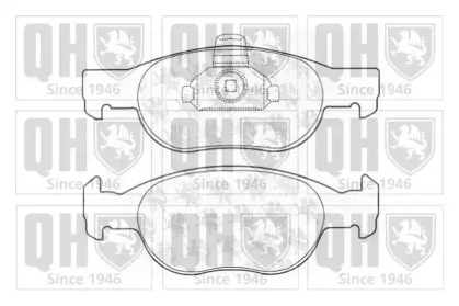 Комплект тормозных колодок QUINTON HAZELL BP1131
