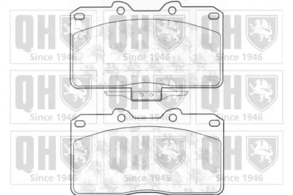 Комплект тормозных колодок QUINTON HAZELL BP1162