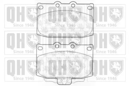 Комплект тормозных колодок QUINTON HAZELL BP1188