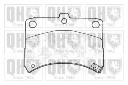 Комплект тормозных колодок QUINTON HAZELL BP1205