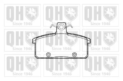 Комплект тормозных колодок QUINTON HAZELL BP1214