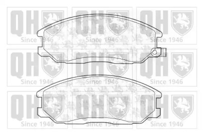 Комплект тормозных колодок QUINTON HAZELL BP1245