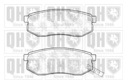 Комплект тормозных колодок QUINTON HAZELL BP1247