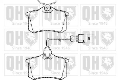 Комплект тормозных колодок QUINTON HAZELL BP1301