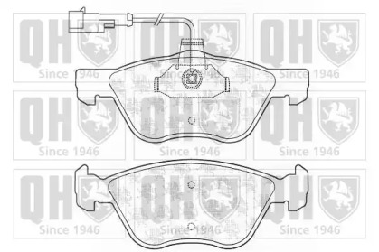 Комплект тормозных колодок QUINTON HAZELL BP1303