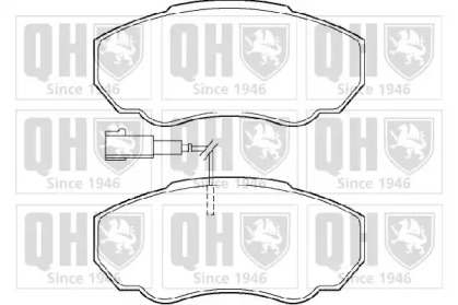 Комплект тормозных колодок QUINTON HAZELL BP1341