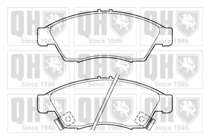 Комплект тормозных колодок QUINTON HAZELL BP1348