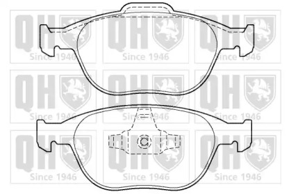 Комплект тормозных колодок QUINTON HAZELL BP1358