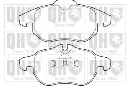 Комплект тормозных колодок QUINTON HAZELL BP1366