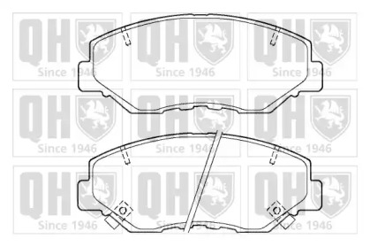 Комплект тормозных колодок QUINTON HAZELL BP1376