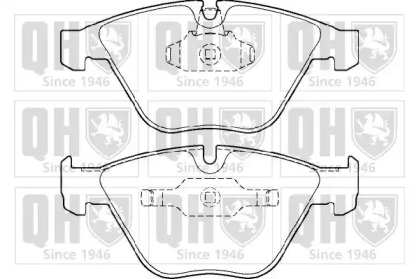 Комплект тормозных колодок QUINTON HAZELL BP1398