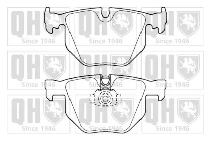 Комплект тормозных колодок QUINTON HAZELL BP1407