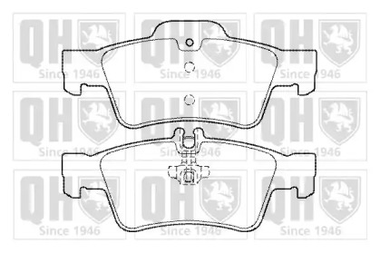 Комплект тормозных колодок QUINTON HAZELL BP1432