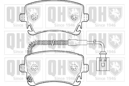 Комплект тормозных колодок QUINTON HAZELL BP1441