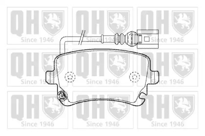 Комплект тормозных колодок QUINTON HAZELL BP1457