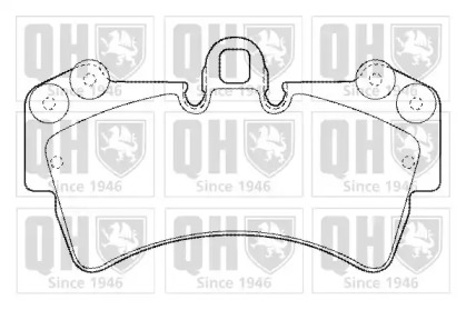 Комплект тормозных колодок QUINTON HAZELL BP1461