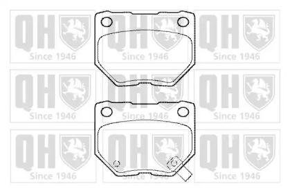 Комплект тормозных колодок QUINTON HAZELL BP1462