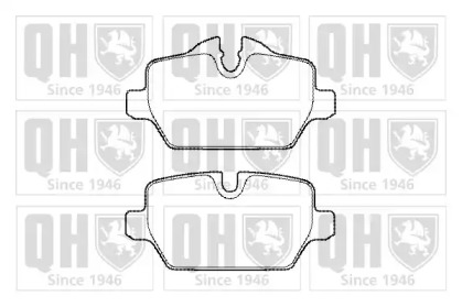 Комплект тормозных колодок QUINTON HAZELL BP1484