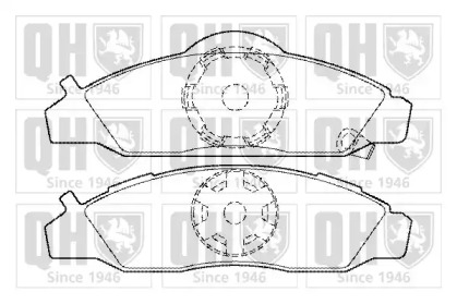 Комплект тормозных колодок QUINTON HAZELL BP1485