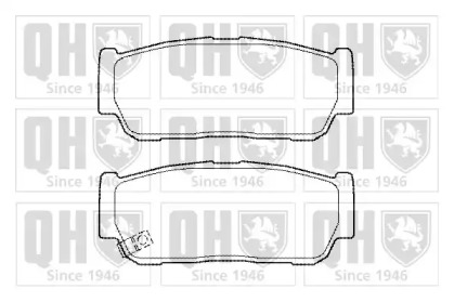 Комплект тормозных колодок QUINTON HAZELL BP1496