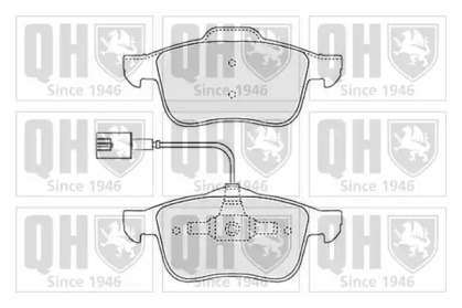 Комплект тормозных колодок QUINTON HAZELL BP1502