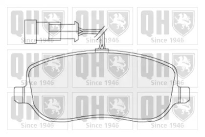 Комплект тормозных колодок QUINTON HAZELL BP1508