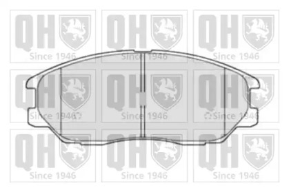 Комплект тормозных колодок QUINTON HAZELL BP1510