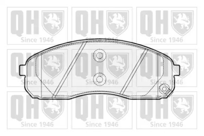 Комплект тормозных колодок QUINTON HAZELL BP1513