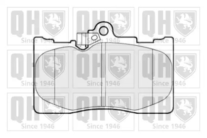 Комплект тормозных колодок QUINTON HAZELL BP1519