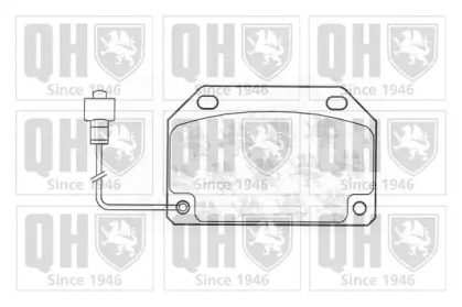 Комплект тормозных колодок QUINTON HAZELL BP152