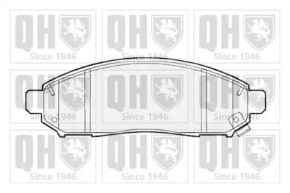 Комплект тормозных колодок QUINTON HAZELL BP1526