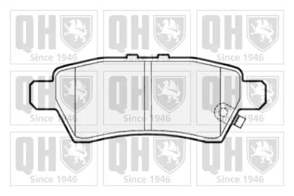 Комплект тормозных колодок QUINTON HAZELL BP1527