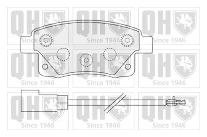 Комплект тормозных колодок QUINTON HAZELL BP1530